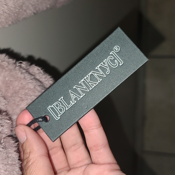 NWT Blank NYC teddy fur Jacket - Picture 5 of 7